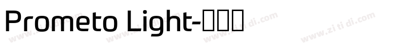 Prometo Light字体转换